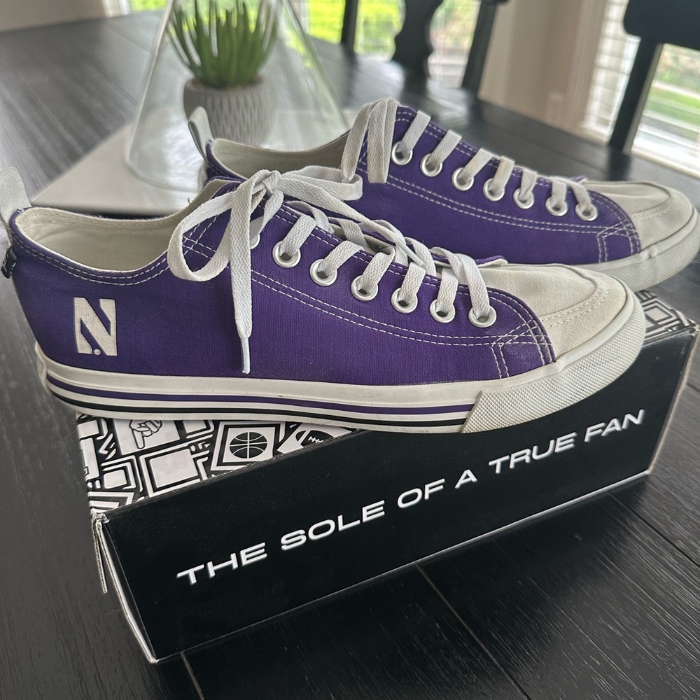 Northwestern University Kicks Sneakers Unisex M8/W10